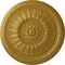 Ekena Millwork Temple Ceiling Medallion (Fits Canopies up to 9 1/4"), Hand-Painted Pharaohs Gold, 24"OD x 1 5/8"P CM24TEPGS - alternate 1